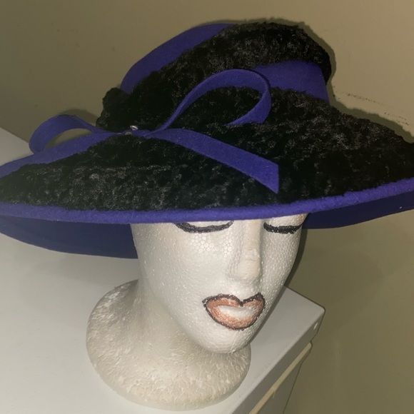 Gorgeous Winter Dress/Church Hat by Mr. John main image 6